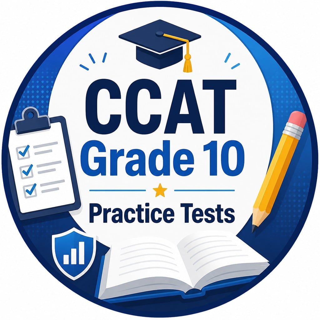 CCAT Grade 10 Practice Tests - Books, Notes, Tests 2026-2027 Syllabus