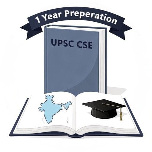 1 Year Preparation for UPSC CSE (Hindi)