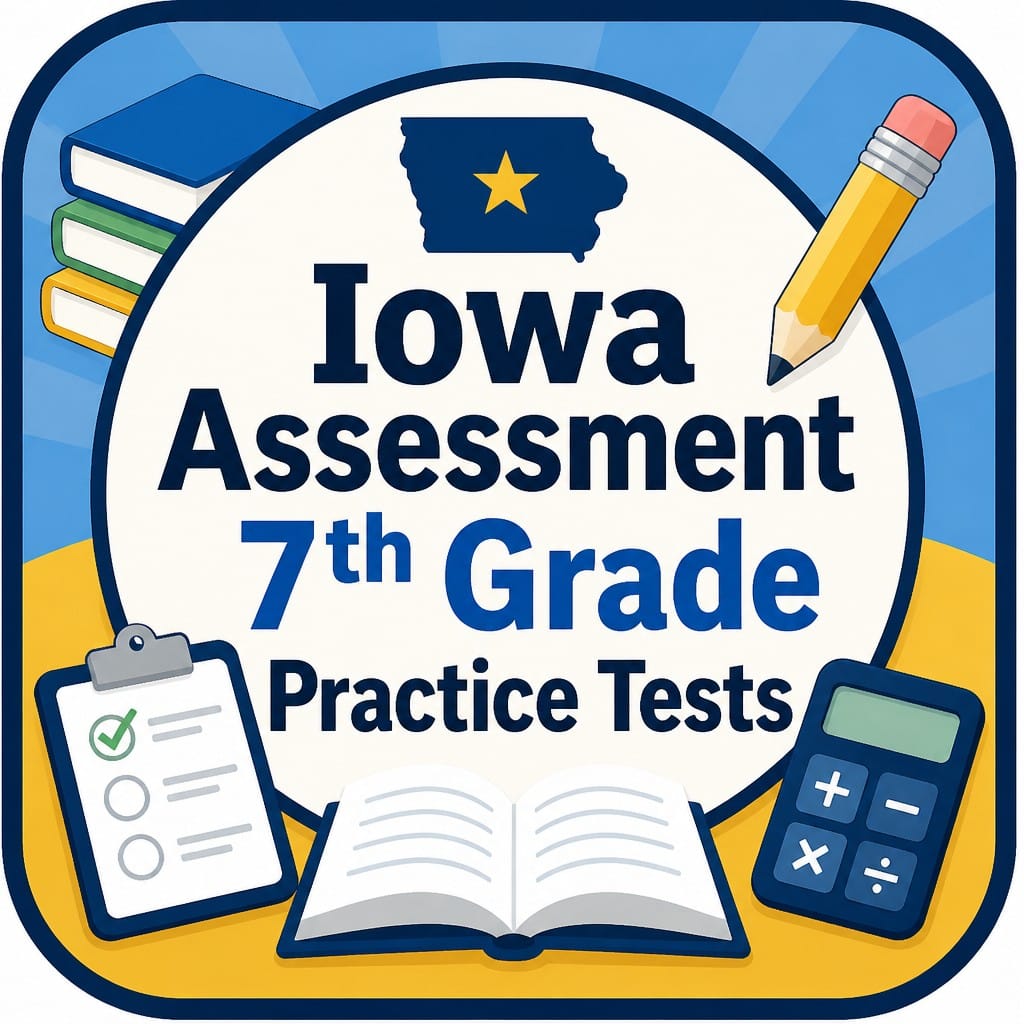 Iowa Assessment 7th Grade Practice Tests - Books, Notes, Tests 2026-2027 Syllabus
