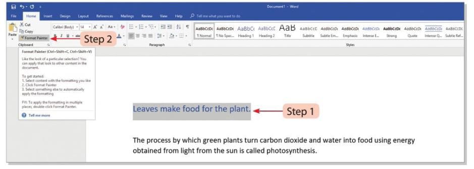 Advance features of Word Processor (Part -1) Chapter Notes | Computer Studies Class 5 ICSE
