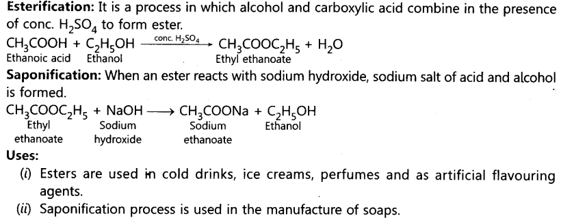 Carbon and its Compounds Important Questions Class 10 Science