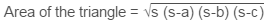 NCERT Solutions Chapter 12 - Heron`s Formula (I), Class 9, Maths
