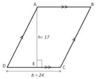 Theory - To show that the Area of Parallelogram is Product of its Base and Height, Class 9 Math
