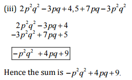 NCERT Solutions (Ex - 9.1,9.2,9.3) - Algebraic Expressions, Class 9, Maths - Class 8