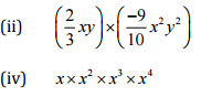 NCERT Solutions (Ex - 9.1,9.2,9.3) - Algebraic Expressions, Class 9, Maths - Class 8