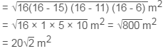 NCERT Solutions Chapter 12 - Heron`s Formula (I), Class 9, Maths