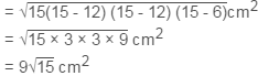 NCERT Solutions Chapter 12 - Heron`s Formula (I), Class 9, Maths