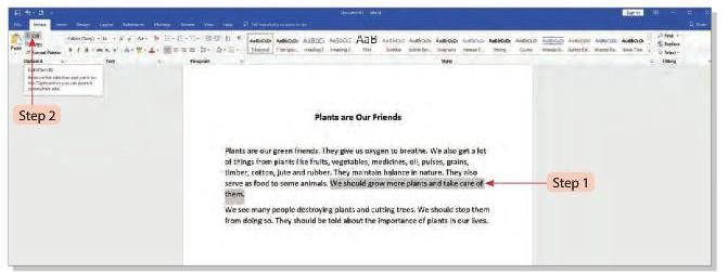 Word 2016 Chapter Notes | Computer Studies Class 3 ICSE