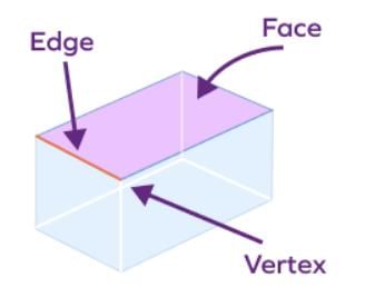 Representing 3-D in 2-D Chapter Notes | Mathematics Class 8 ICSE
