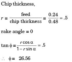 GATE Past Year Questions: Cutting Tool Geometry & Tool Life | Manufacturing Engineering - Mechanical Engineering