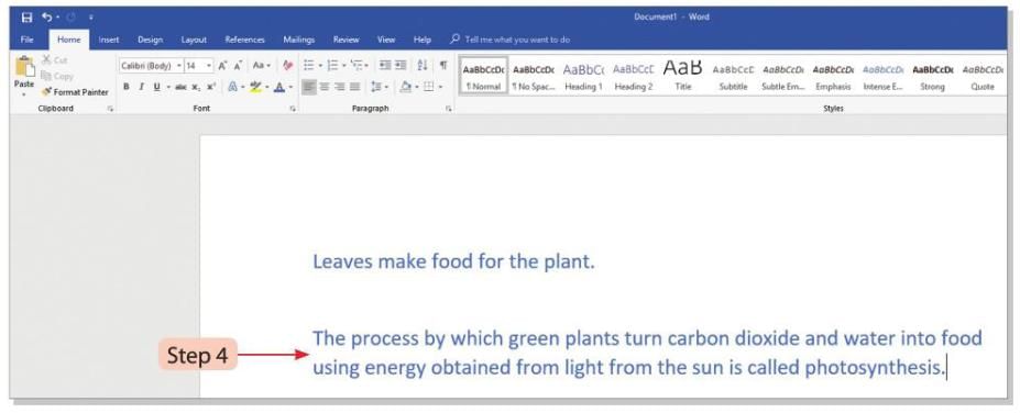 Advance features of Word Processor (Part -1) Chapter Notes | Computer Studies Class 5 ICSE