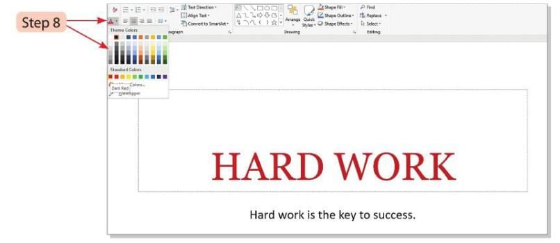 Presentation Software: Special effects Chapter Notes | Computer Studies Class 5 ICSE