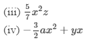 Ex - 7.1, Algebraic Expressions, Class 7, Math RD Sharma Solutions | RD Sharma Solutions for Class 7 Mathematics