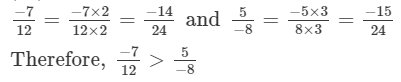 Ex - 4.6, Rational Numbers, Class 7, Math RD Sharma Solutions | RD Sharma Solutions for Class 7 Mathematics
