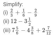 RD Sharma Solutions (Part - 1) - Ex-2.1, Fractions, Class 7, Math | RD Sharma Solutions for Class 7 Mathematics