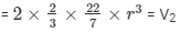 Surface Area and Volume Exercise 16.2(Part-1) - Class 10