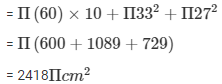 Surface Area and Volume Exercise 16.3(Part-1) - Class 10