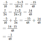 Ex-5.1, Operations On Rational Numbers, Class 7, Math RD Sharma Solutions | RD Sharma Solutions for Class 7 Mathematics