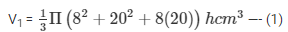 Surface Area and Volume Exercise 16.3(Part-1) - Class 10