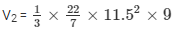 Surface Area and Volume Exercise 16.2(Part-1) - Class 10