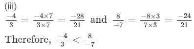Ex - 4.6, Rational Numbers, Class 7, Math RD Sharma Solutions | RD Sharma Solutions for Class 7 Mathematics