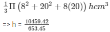 Surface Area and Volume Exercise 16.3(Part-1) - Class 10