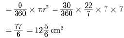 Class 10 Maths Chapter 11 Assertion and Reason Questions - Area Related to Circles
