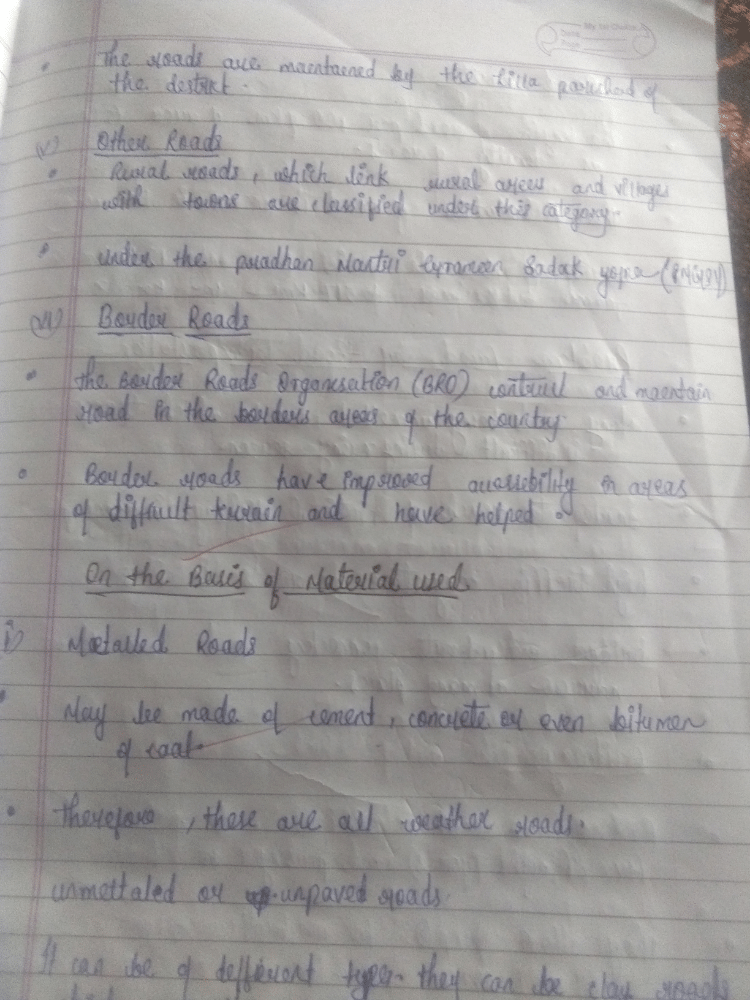 Notes chap 7 geo - Class 10