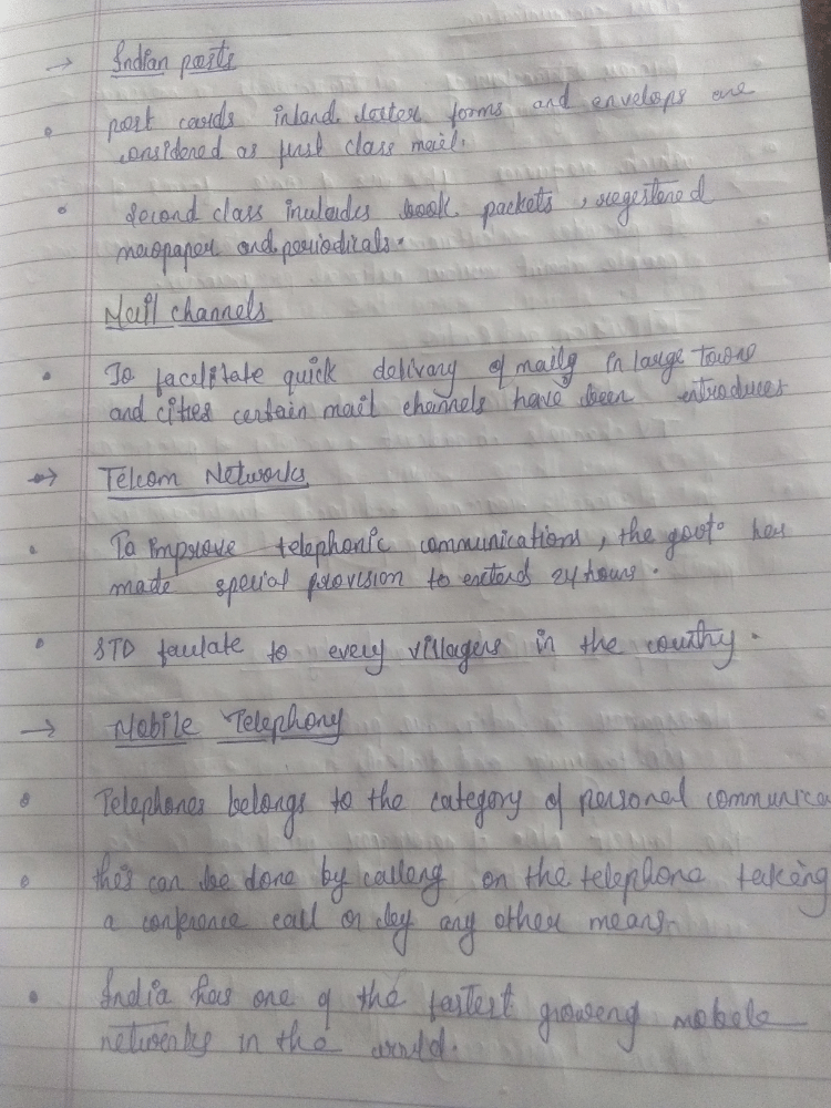 Notes chap 7 geo - Class 10