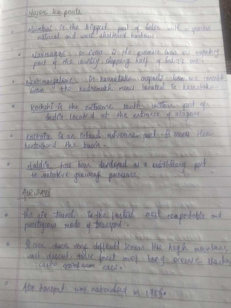 Notes chap 7 geo - Class 10
