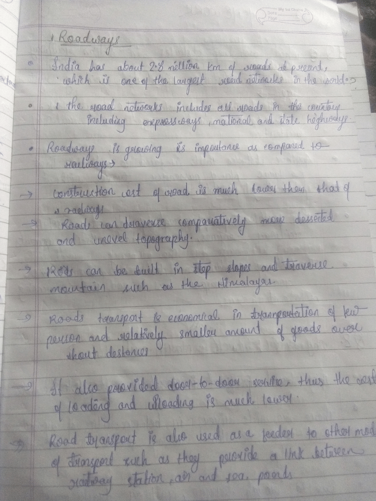 Notes chap 7 geo - Class 10