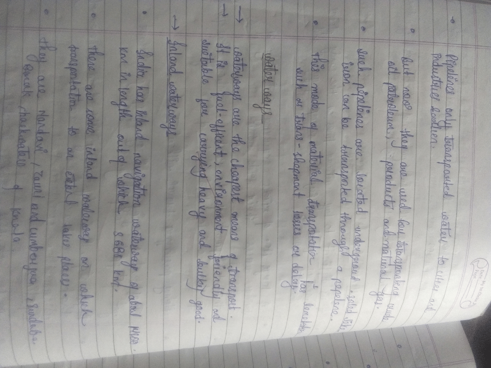 Notes chap 7 geo - Class 10
