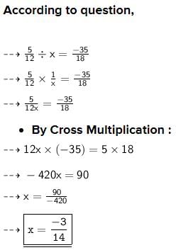MCQ Questions for Class 8 Maths - Rational Numbers