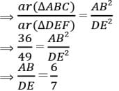 Class 10 Maths Chapter 6 Assertion and Reason Questions - Triangles