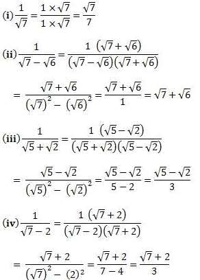 NCERT, CBSE, Class IX, Mathematics, Solved, Question and Answer, Q and A, Number Systems
