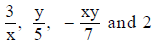 Class IX,Important Notes,Maths,Polynomials,Polynomials in One Variable,Degree of a Polynomials