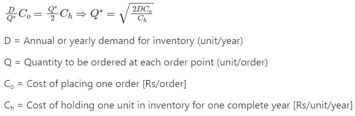 GATE Past Year Questions: Inventory Control | Industrial Engineering - Mechanical Engineering