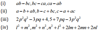 NCERT Solutions (Ex - 9.1,9.2,9.3) - Algebraic Expressions, Class 9, Maths - Class 8