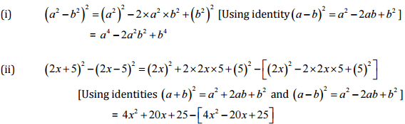 NCERT Solutions for Class 8 Maths - (Ex - 9.4, 9.5) Chapter 9 - Algebraic Expressions,