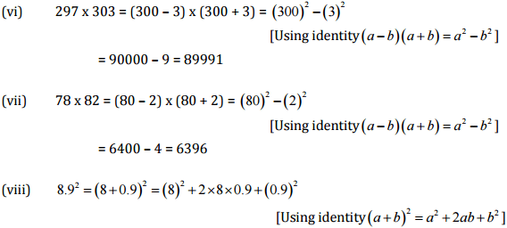 NCERT Solutions for Class 8 Maths - (Ex - 9.4, 9.5) Chapter 9 - Algebraic Expressions,