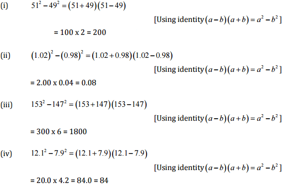 NCERT Solutions for Class 8 Maths - (Ex - 9.4, 9.5) Chapter 9 - Algebraic Expressions,