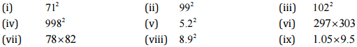 NCERT Solutions for Class 8 Maths - (Ex - 9.4, 9.5) Chapter 9 - Algebraic Expressions,
