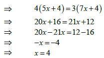 NCERT Solution (Ex-2.6) - Chapter 2: Linear Equations in One Variable, Maths, Class 8