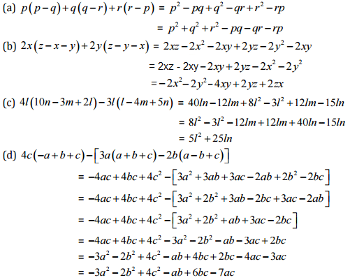 NCERT Solutions (Ex - 9.1,9.2,9.3) - Algebraic Expressions, Class 9, Maths - Class 8
