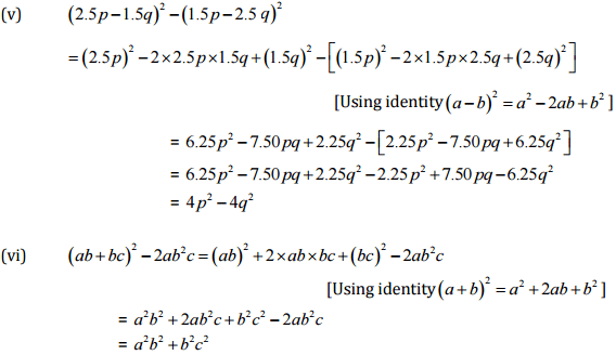 NCERT Solutions for Class 8 Maths - (Ex - 9.4, 9.5) Chapter 9 - Algebraic Expressions,
