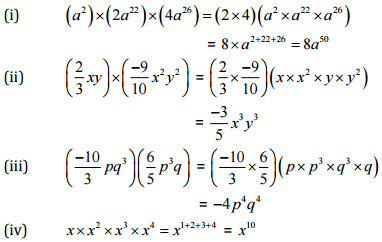 NCERT Solutions (Ex - 9.1,9.2,9.3) - Algebraic Expressions, Class 9, Maths - Class 8