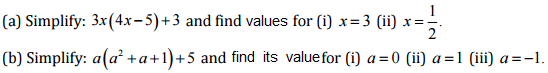 NCERT Solutions (Ex - 9.1,9.2,9.3) - Algebraic Expressions, Class 9, Maths - Class 8