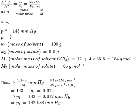 Vapour-Pressure - Class - 12 Science