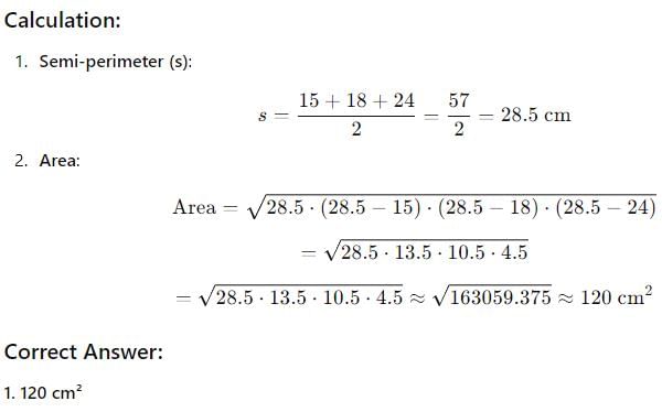 Heron’s Formula Class 9 Notes Maths Chapter 10