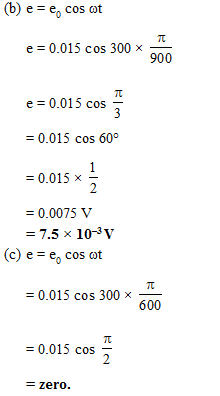 Subjective Assignment with Solution : EMI - Class 12 PDF Download